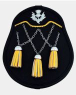 Black Fashion Semi Dress Leather Sporran
