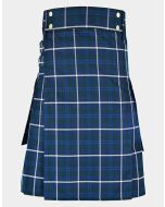 BLUE DOUGLAS TARTAN KILT