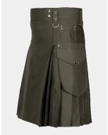 Brown Modern Casual Utility Kilt Kilt
