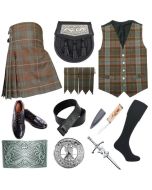 FRASER WEATHERED WEDDING TARTAN KILT OUTFIT BEST DEAL