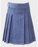 Light Sky Blue Denim Kilt