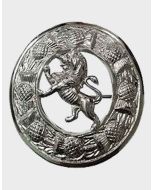 Rampant Lion Fly Plaid Brooch