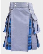 Ramsay Blue Tartan Utility Kilt