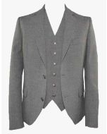 Tailored Grey Argyll and Waistcoat Set

