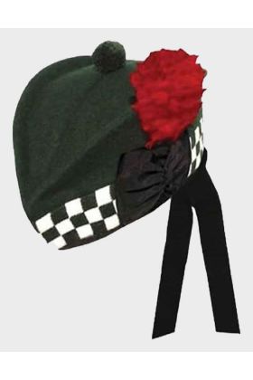 Army Glengarry Diced Hat