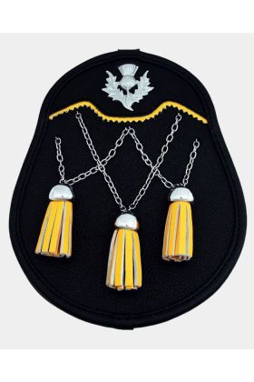 Black Fashion Semi Dress Leather Sporran
