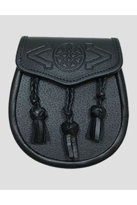 Black Leather Daywear Sporran