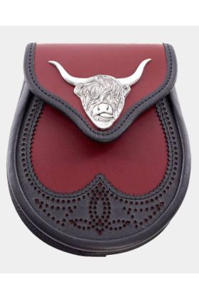 Black Matt Highland Semi Dress Sporran
