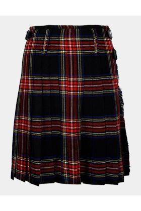 Black Stewart Tartan Kilt
