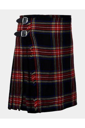 Black Stewart Tartan Kilt
