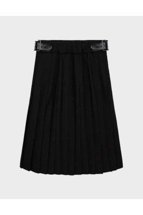 Black Mini Tartan Kilt