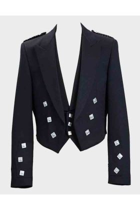 Black Prince Charlie Jacket & Waistcoat