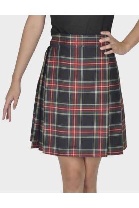 Black Stewart Tartan Kilt for Women