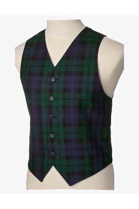 Black Watch Tartan Vest