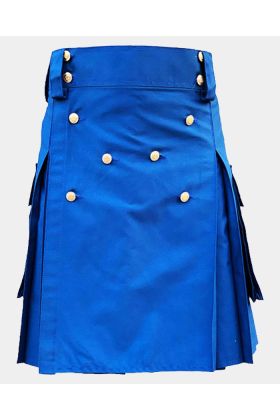 Deluxe Blue Utility Kilt