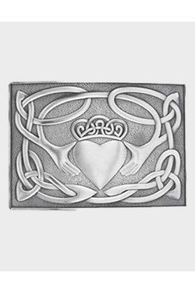 Claddagh Design Antique Kilt Buckle