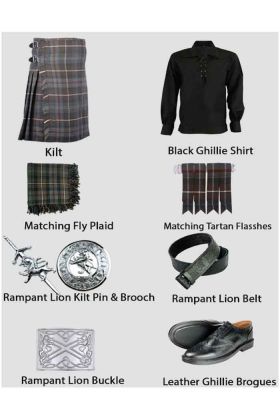 CRAIL MODERN ARGYLL OUTFIT WITH FIVE BUTTON