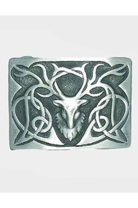 Enamle Stag Kilt Buckle Style
