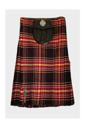 FIREFIGHTER TARTAN KILT

