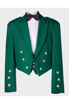 Green Prince Charlie Jacket & Waistcoat