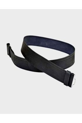 LEATHER EMBOSSED BELT