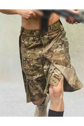 Multi Camouflage Utility Kilt