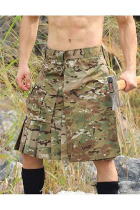 Multi Camouflage Utility Kilt