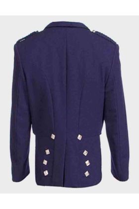 Navy Blue Prince Charlie Jacket &amp; Waistcoat
