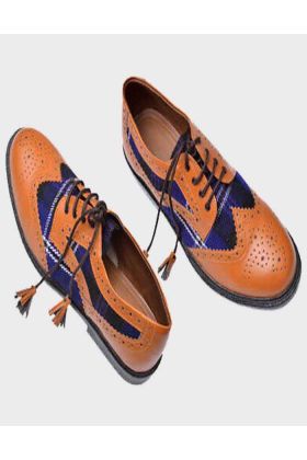 Pride of Scotland Tartan Ghillie Brogue Shoes