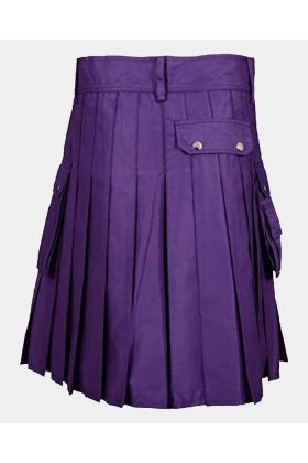 Purple Utility Kilt