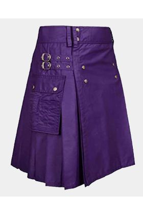 Purple Utility Kilt