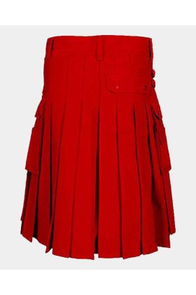 Red Utility Kilt