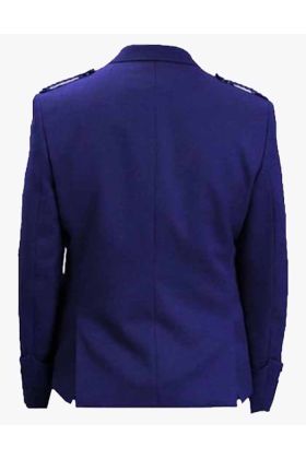 Royal Blue Argyll Jacket And Vest