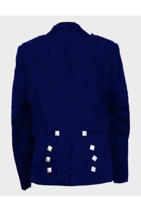 Royal Blue Prince Charlie Jacket and Waistcoat