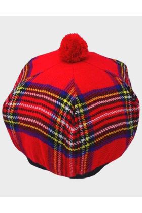 Royal Stewart Tartan Tam O’ Shanter Wool Tammy Hat