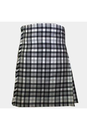 Scott Black And White Modern Tartan Kilt