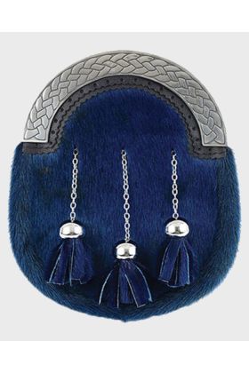 Seal Skin Blue Sporran