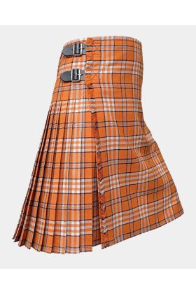 Tennessee Volunteer Orange Tartan Kilt