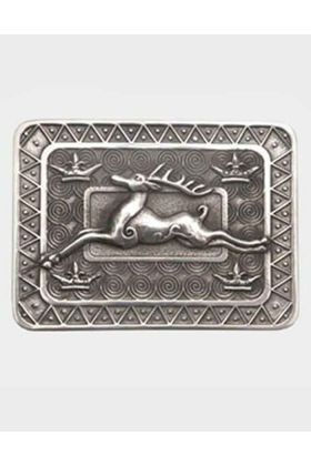 The Silver Celtic Design Kilt Buckle