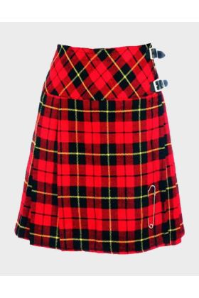 Wallace Tartan Fashionable Kilt for Women