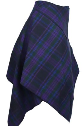 Womens Tartan  Skirt