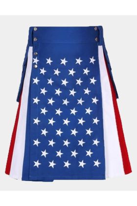 American Flag Hybrid Utility Kilt For Men