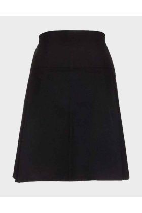Plain Modern Black Mini Kilt